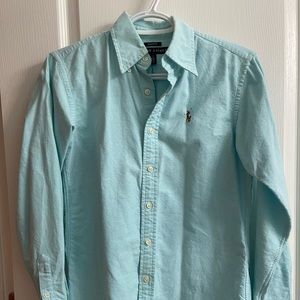 Ralph Lauren classic Oxford shirt in baby blue